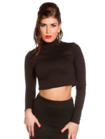 Sexy KouCla longsleeve crop top belly free