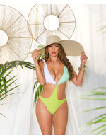 Sexy Koucla Monokini with Colorblocking