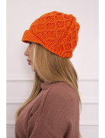 Roma Bis fleecová čiapka K235 oranžová