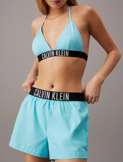 Dámske plážové šortky KW0KW02482 DCE light blue - Calvin Klein