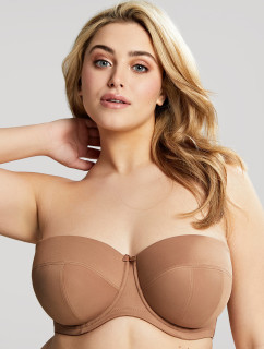 Podprsenka balkónka Dana Strapless caramel 9670 - Sculptresse