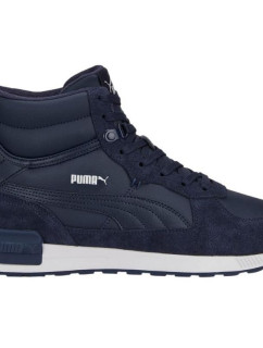 Unisex zimné topánky Graviton Mid Parisian W 383204 05 Dark Blue with White - Puma