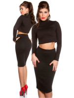 Sexy KouCla longsleeve crop top belly free