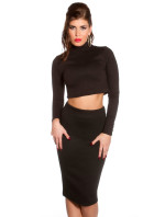 Sexy KouCla longsleeve crop top belly free