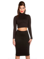 Sexy KouCla longsleeve crop top belly free