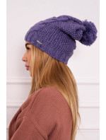 Fleecová čiapka Carolina K243 fialová