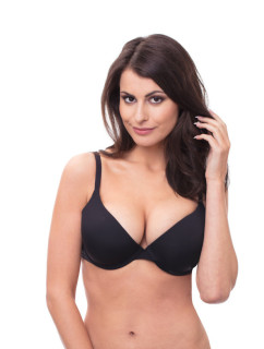 Dámska hladká podprsenka 9443 T-SHIRT PLAIN BRA čierna - WONDERBRA