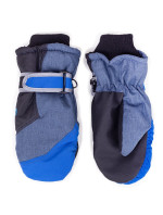 Detské zimné lyžiarske rukavice Yoclub REN-0212C-A110 Blue